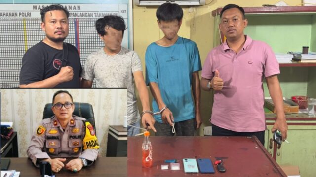 Polsek Kandis Ungkap Kasus Narkoba, Dua Pria Diamankan di Wisma Dayani