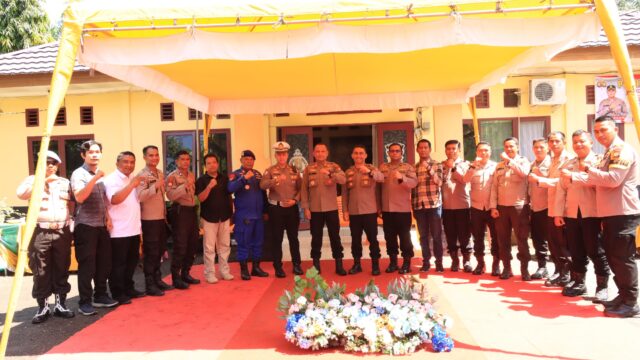 Kapolres Siak Kunjungi Polsek Sabak Auh: Tinjau Kesiapsiagaan dan Tekankan Penguatan Program Prioritas Polri