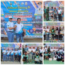 Open Turnamen Volley Ball Sumbar, Riau Jambi, Telah Usai, Ditutup Resmi Oleh Kadis Parpora Sijunjung