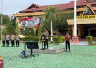 Kapolres Siak Pimpin Apel Pagi, Tekankan Profesionalisme dan Sikap _Open_ kepada seluruh personel Polres Siak