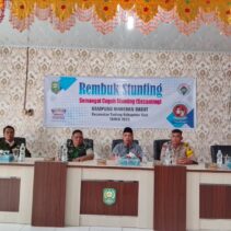 Wujud Kepedulian Polri, Bhabinkamtibmas Ikut Serta dalam Rembuk Stunting di Maredan Barat