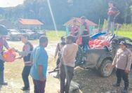 Polres Pegunungan Arfak Salurkan Bantuan Sembako kepada Warga Terdampak Longsor di Kampung Jim