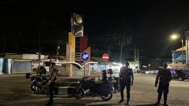 Cegah Aksi Premanisme, dan Gangguan Kamtibmas, Personel Sat Samapta Polres Sawahlunto Gencarkan Patroli Malam di Hari Libur