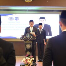 Kalapas Pekanbaru Hadiri Pengambilan Sumpah Jabatan dan Pelantikan Pejabat Manajerial di Lingkungan Kanwil Ditjenpas Riau