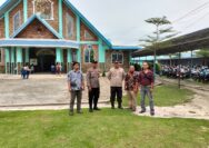 Polsek Tualang Amankan Ibadah Kenaikan Isa Al-Masih di Sejumlah Gereja