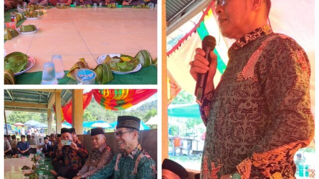 Kadis Parpora Afrineldi.S.H Wakili Bupati Sijunjung Dalam Acara Kaul Adat Di Kanagarian Ayie Angek