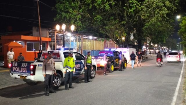 Cegah Tindak Kriminal dan Balap Liar, Polsek Tualang Tingkatkan Patroli Sampai Tengah Malam di Titik Rawan Tindak Pidana