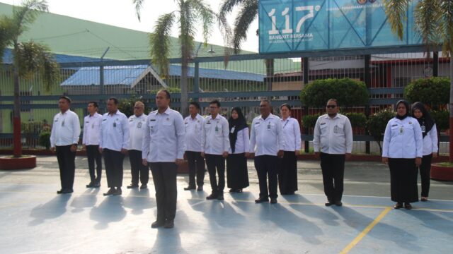 Semangat Kebhinekaan, Kalapas Pekanbaru Pimpin Upacara Peringatan Hari Lahir Pancasila