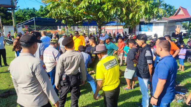 Polsek Tualang Laksanakan Patroli Harkamtibmas Amankan Kegiatan Kurban Idul Adha 1446 H