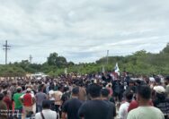 Ribuan Pemuda Kecamatan Minas bersama Mahasiswa dan para Buruh Pekerja Lokal Demo PHR "Penuhi Tuntutan Pekerja Lokal"