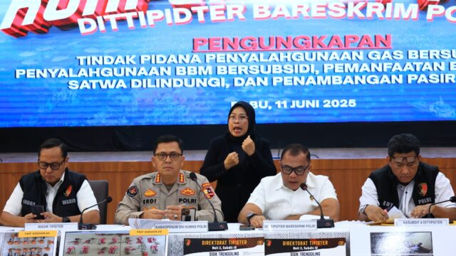 Bareskrim Ungkap Tambang Pasir Ilegal Rugikan Negara Hingga Rp1 Miliar