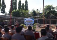 Canangkan Pembangunan Masjid Polres Tanah Datar, Kapolres Bersama PJU dan Personil Lakukan Peletetakan Batu Pertama