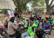 Hari Bhayangkara Ke-79 Polda Sulteng Gelar Pemeriksaan Gratis Ojol di 5 Daerah, 805 Pengemudi Terlayani