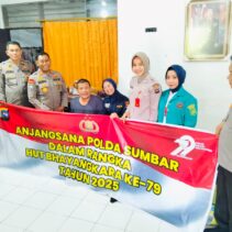 Anjangsana Ditbinmas Polda Sumbar Peringati Hari Bhayangkara ke-79
