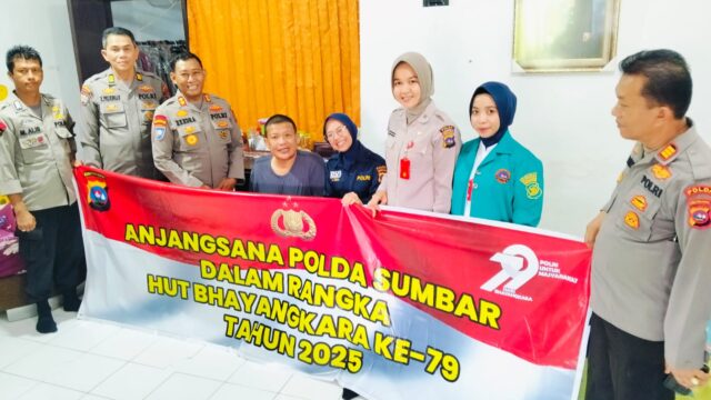 Anjangsana Ditbinmas Polda Sumbar Peringati Hari Bhayangkara ke-79