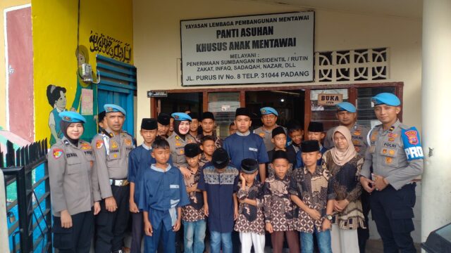 Bidpropam Polda Sumbar Salurkan Bantuan Sosial ke Panti Asuhan Anak Mentawai