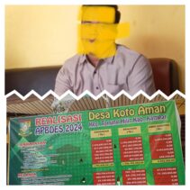 Anggaran Dana Desa 2024 Mencapai 1.7 M " Di Duga" Di Sedot Kades Desa Koto Aman 