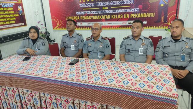 Lapas Pekanbaru Ikuti Kegiatan Penandatangan Perjanjian Kerja Sama Ditjenpas Dengan 9 Mitra