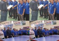 Ketua Umum Pengprov PTMSI Riau Robin P Hutagalung SH, secara resmi melantik Adrizal SE beserta jajaran Pengurus Kota (Pengkot) Persatuan Tenis Meja Seluruh Indonesia (PTMSI) Pekanbaru periode 2025-2029