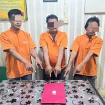 Polsek Tambang Tangkap Tiga Pelaku Narkoba di Desa Rimbo Panjang 