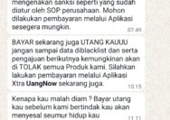 ‎Pengancaman Oknum Pinjaman Online: Korban Merasa Terancam dan Ditagih dengan Cara yang Tidak Pantas