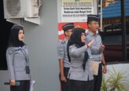 Apel Pagi, Pemimpin Apel Himbau Untuk Tetap Semangat Dalam Bertugas