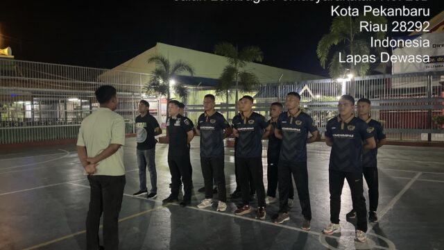 Razia Kamar Hunian Blok A, Lapas Pekanbaru Tegaskan Komitmen Bebas Narkoba dan Gangguan Kamtib