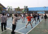 Sabtu Sehat Sabtu Semangat, Warga Binaan Lapas Pekanbaru Rutin Laksanakan Senam Bersama