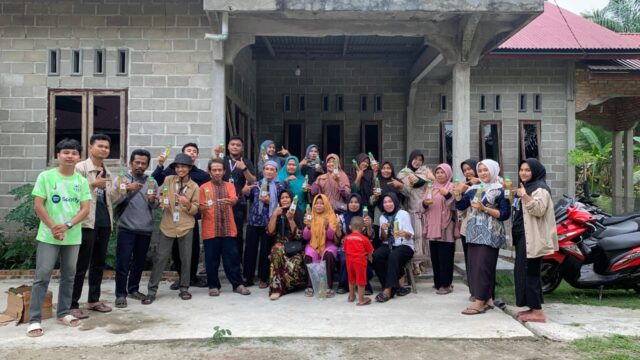 BERITA ACARA PEMBUATAN SABUN CUCI PIRING DARI BAHAN ALAMI DESA SUNGAI TENGAH, KECAMATAN SABAK AUH