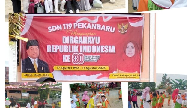 Sangat meriah HUT RI yang ke 80 Di SDN 119 dengan perlombaan murid,guru dan orang tua murid