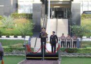 Wakapolda Sumbar Pimpin Upacara HUT Ke-80 RI di Mapolda Sumbar