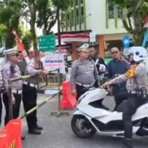 Dukung Kelancaran Festival Pacu Jalur, Ditlantas Polda Riau Lakukan Rekayasa Lalu Lintas