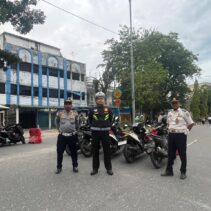 Polsek Tualang Amankan Car Free Day, Warga Nikmati Olahraga dengan Aman dan Nyaman