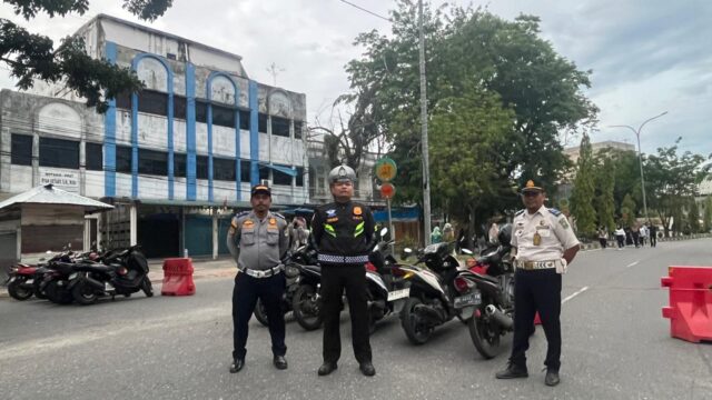 Polsek Tualang Amankan Car Free Day, Warga Nikmati Olahraga dengan Aman dan Nyaman