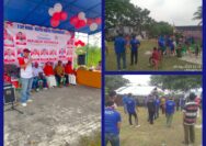 Dalam rangka memperingati Hari ulang tahun (HUT) ke-80 Kemerdekaan Republik Indonesia, F.SP NIBA AGN kota Pekanbaru menggelar berbagai perlombaan, Ahad (24/8/2025)