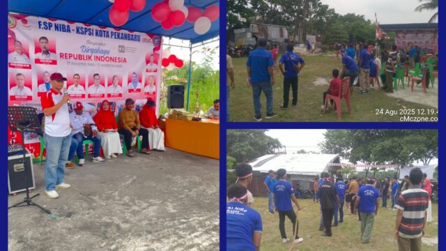 Dalam rangka memperingati Hari ulang tahun (HUT) ke-80 Kemerdekaan Republik Indonesia, F.SP NIBA AGN kota Pekanbaru menggelar berbagai perlombaan, Ahad (24/8/2025)