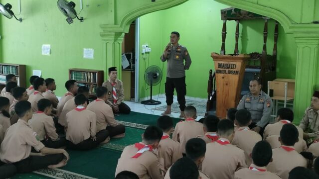 Kapolsek Tualang Ingatkan Siswa Man Insan Cendikia Tualang Waspada Bahaya Narkoba , Kenakalan Remaja Dan Peduli Lingkungan