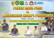 Panen Raya Padi dan Launching Kompi Produksi Kodim 0601/Pandeglang Dukung Swasembada Pangan Nasional