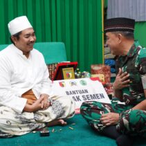 Menjalin Kedekatan dengan Ulama, Pangdam V/Brawijaya Lakukan Kunjungan Silaturahmi ke Ponpes Walisongo Situbondo