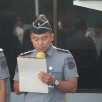 Apel Pagi Lapas Kelas IIA Pekanbaru: Kasubag TU Ingatkan Bahaya Judol dan Tekankan Disiplin Tugas