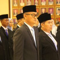 Kakanwil Ditjenpas Riau Lantik dan Ambil Sumpah Jabatan Pejabat Baru di Lapas Pekanbaru dan Seluruh UPT Riau