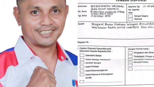 DPW PWMOI Lapor Kesbangpol Provinsi Riau, Siap Bersinergi dan Berkolaborasi Dengan Pemerintah