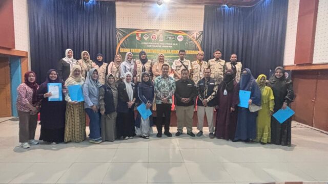 Serah Terima Sertifikat Halal UMKM Pekanbaru Bersama Lembaga Pendamping Proses Produk Halal Mathla'ul Anwar