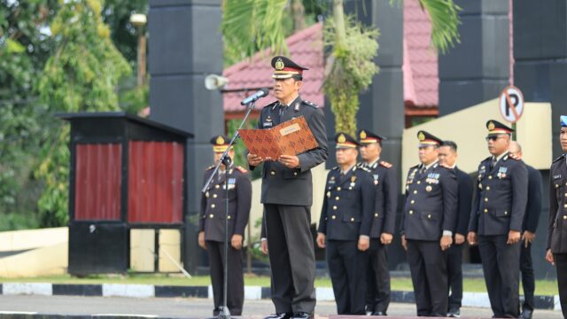 Polres Kuantan Singingi Gelar Upacara Peringatan Hari Sumpah Pemuda Ke-97 Tahun 2025