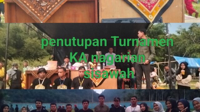 Turnamen Cup 10 Nagari Sisawah Sukses. Hadiah Di berikan Lansung Selesai Acara.