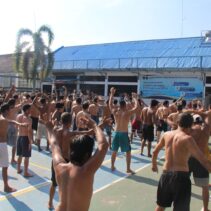 Wujudkan Pembinaan yang Sehat, Lapas Kelas IIA Pekanbaru Laksanakan Senam Rutin bagi WBP