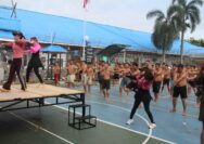 Lapas Kelas IIA Pekanbaru Gelar Senam Pagi Rutin untuk Tingkatkan Kebugaran Warga Binaan