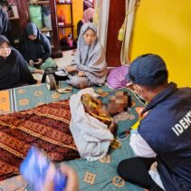 Polsek Kuantan Mudik Tangani Penemuan Mayat, ketika memanen sawit, di Desa Air Buluh