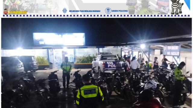Operasi Zebra Lancang Kuning 2025  Polres Kuansing Tindak Knalpot Brong dan Balap Liar Bersama Forum LLAJ 