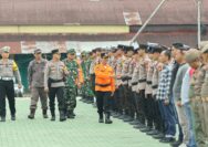 Polres Kuansing Ikuti Apel Siaga Bencana dan Gotong Royong Bersama, Kapolres: “Sinergi Menjadi Kekuatan Kita dalam Menghadapi Ancaman Bencana”